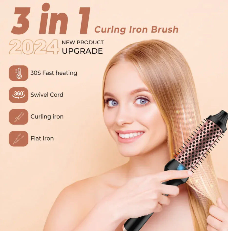 Hair Straightening & Curling Comb