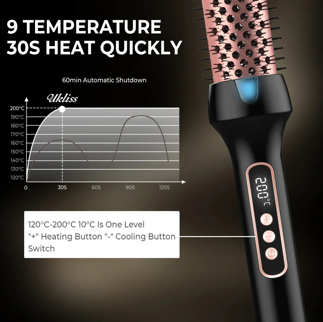 Hair Straightening & Curling Comb