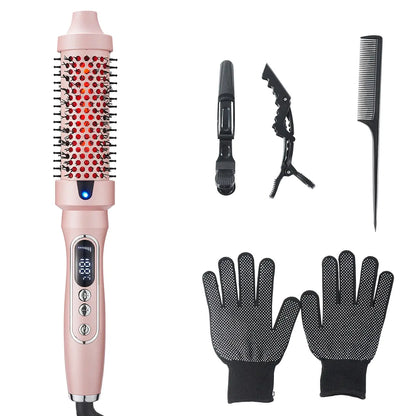 Electric Hair Straightener & Curling Comb