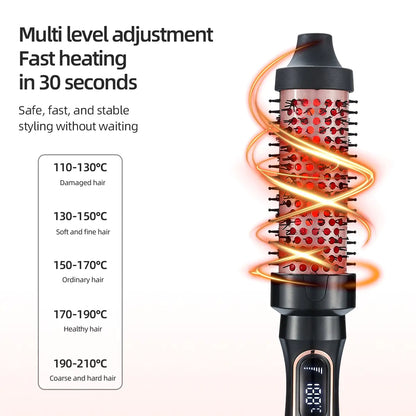 Electric Hair Straightener & Curling Comb